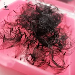 SupMacio Premade Volume Fans Pointy Base Promade Volume Fans Lashes Loose Fans 500Fans Sharp Thin Base Eyelash Extensions Makeup