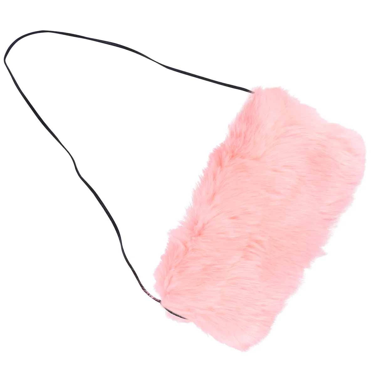 

Handbags for Women Imitation Fox Fur Warmer Faux Muffs Gloves Women's Ladies Winter Pink Man