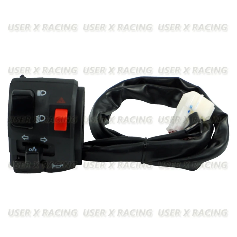 USERX Motorcycle Universal horn warning turn signal high and low beam handle seat combination switch Huanglong 600