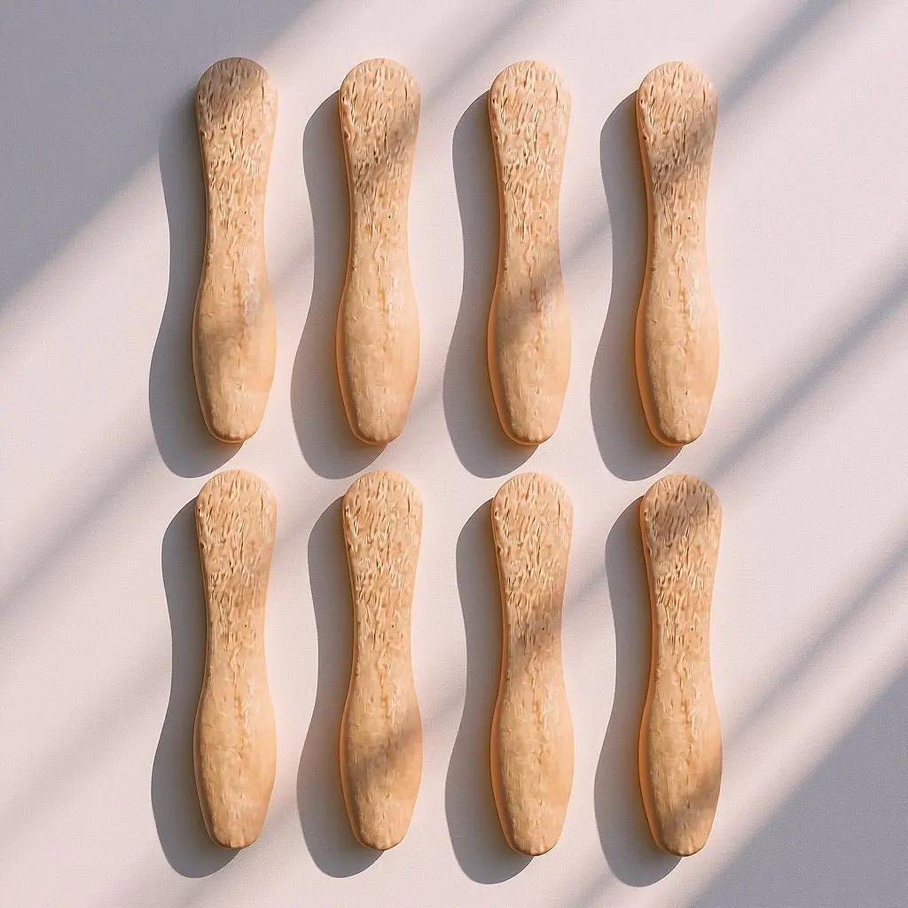 

200 шт. деревянных ложек для мороженого, высококачественные дегустационные ложки для десертов, натуральные деревянные лопатки, многоразовые, экологичные