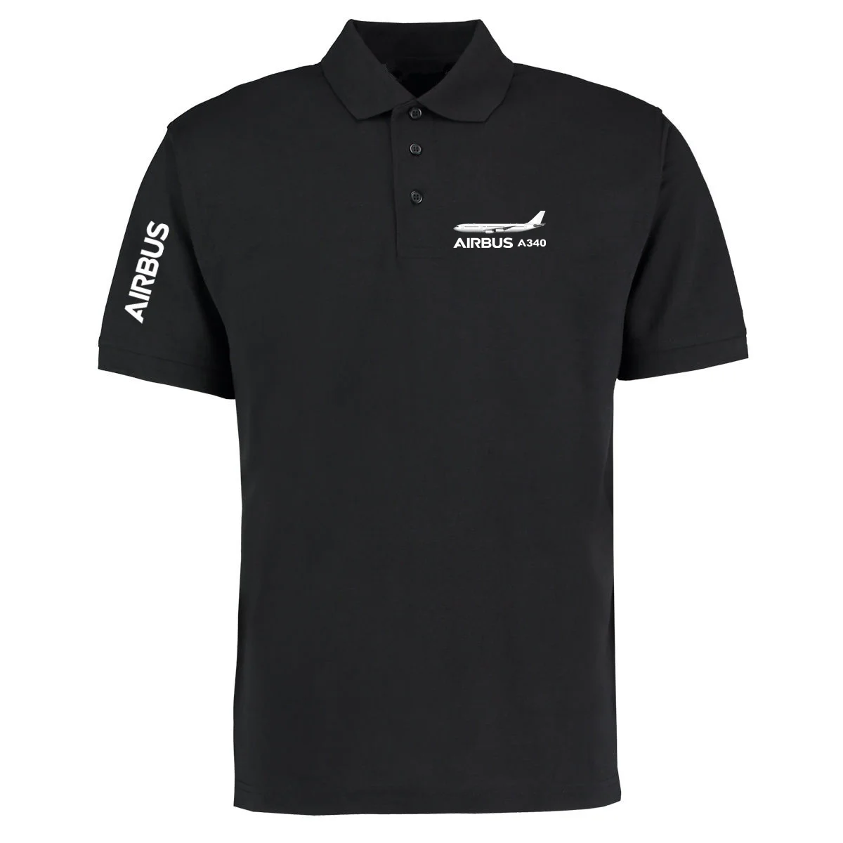 The Airbus A340 Aviation Aircraft Flight Pilots Cotton Men Polo Shirts T-Shirts Tops Tees