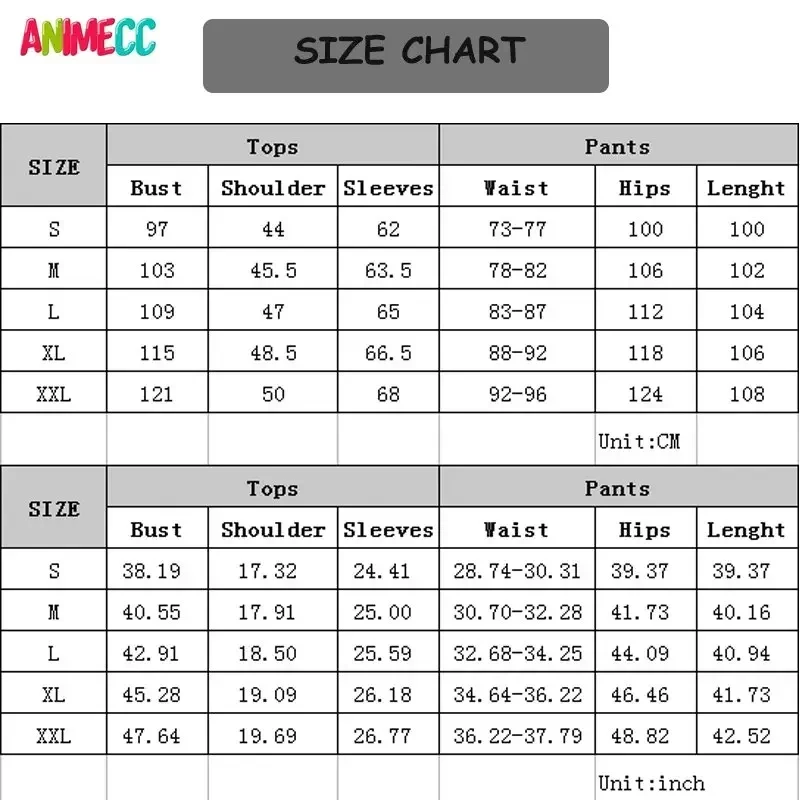 ANIMECC in Stock XS-XL Itadori Yuji Cosplay Costumes Wig Shoes Tattoo Anime Halloween Party Uniform Set Carnival for Men Women