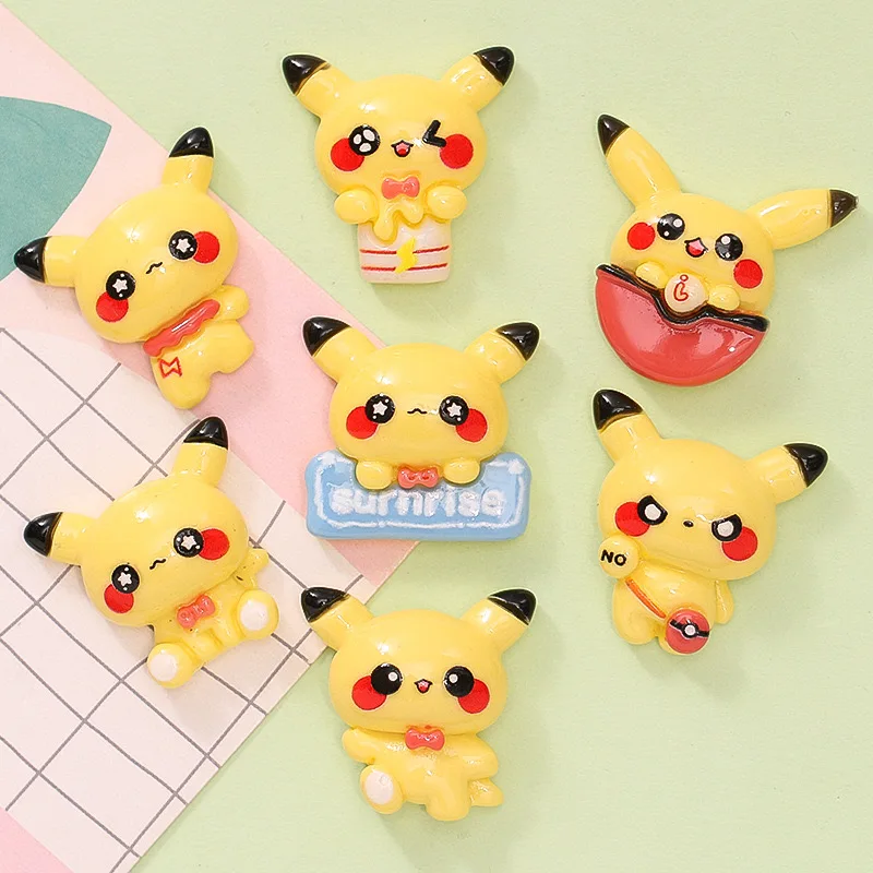 10 Pcs New Mini Kawaii Cartoon Animal Series Resin Scrapbook Diy Jewelry Children Gift Hairpin Accessories C41