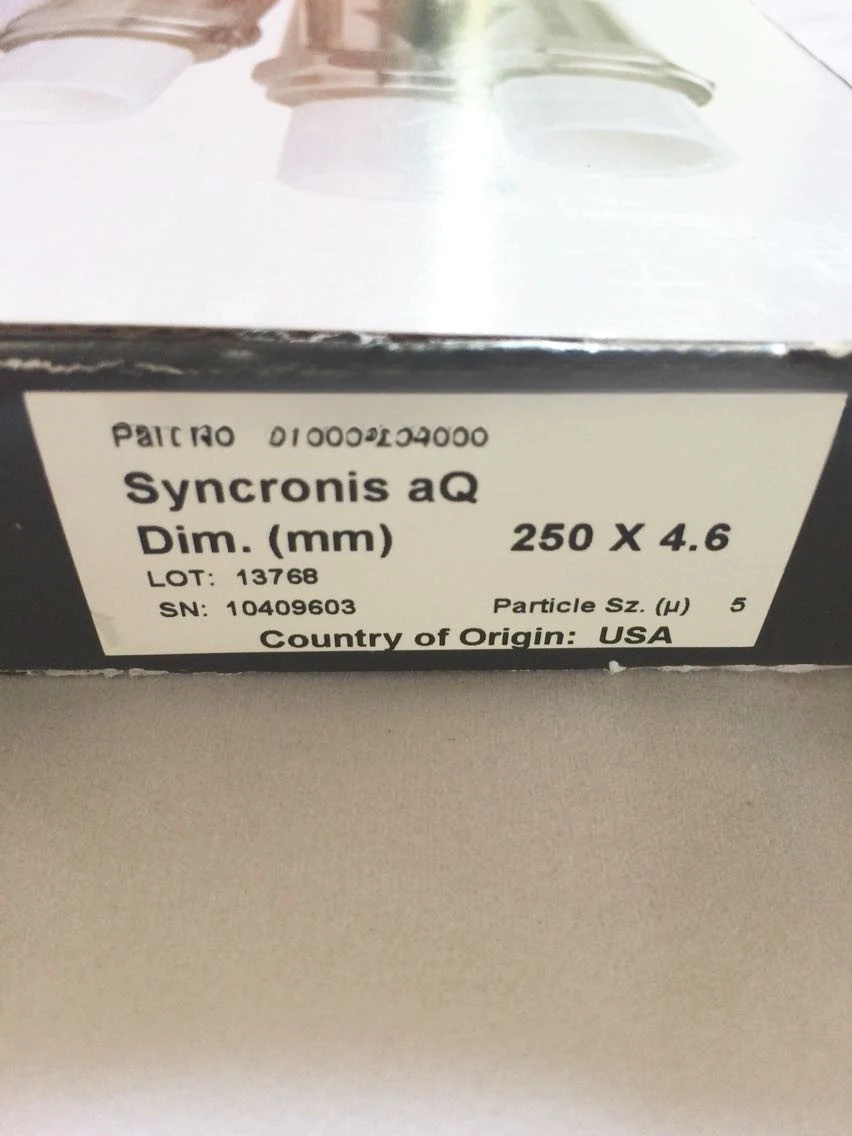 

For Thermoelectric Chromatography Column 97305-254630 For Thermo Syncronis AQ 250 X 4.6 5um