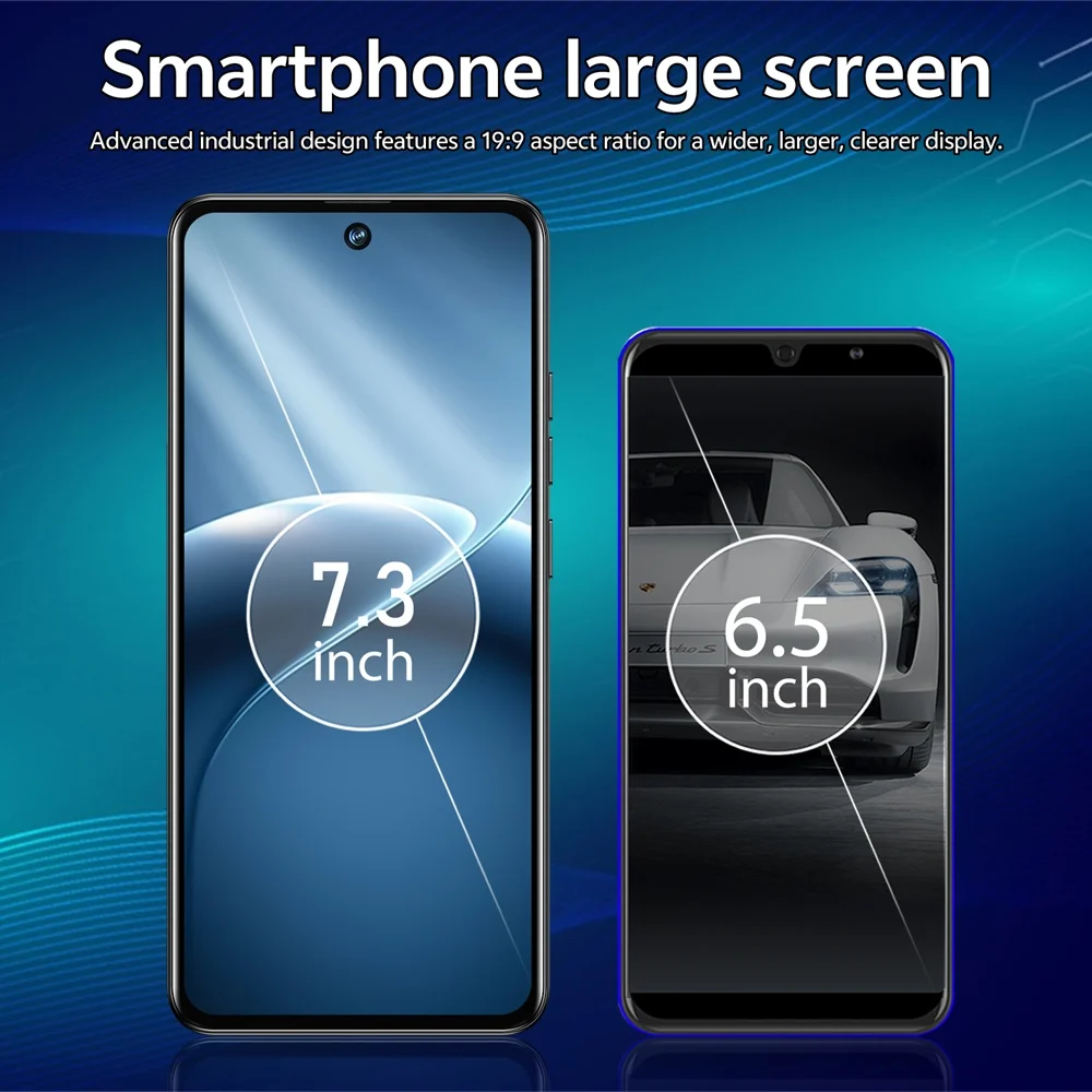 K-Touch New C26 Ultra Android 15 Mobile Phones 7.3 HD Cell Phone 22GB+2TB Smartphone 8000mAh Octa Core 5G Dual SIM 16+48MP Camera Cellphones