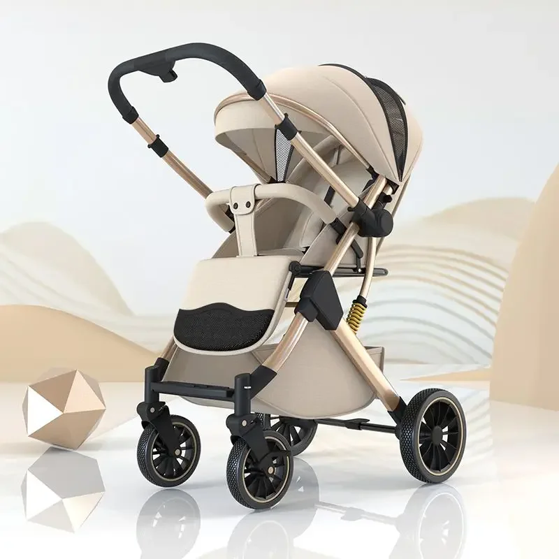 

Two Way Lightweight Baby Stroller That Can Sit or Lie Down, Suitable for Baby Travel and Walking, Foldable for Newborn Children