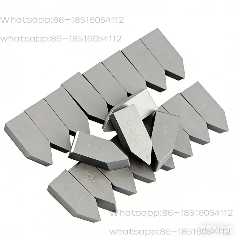30PCS C120 Blade YT5/YT15/YT14/YG8/YW1/YW2/YG6 Threading Blade CNC Carbide Welding Blade Inserts Brazed Insert
