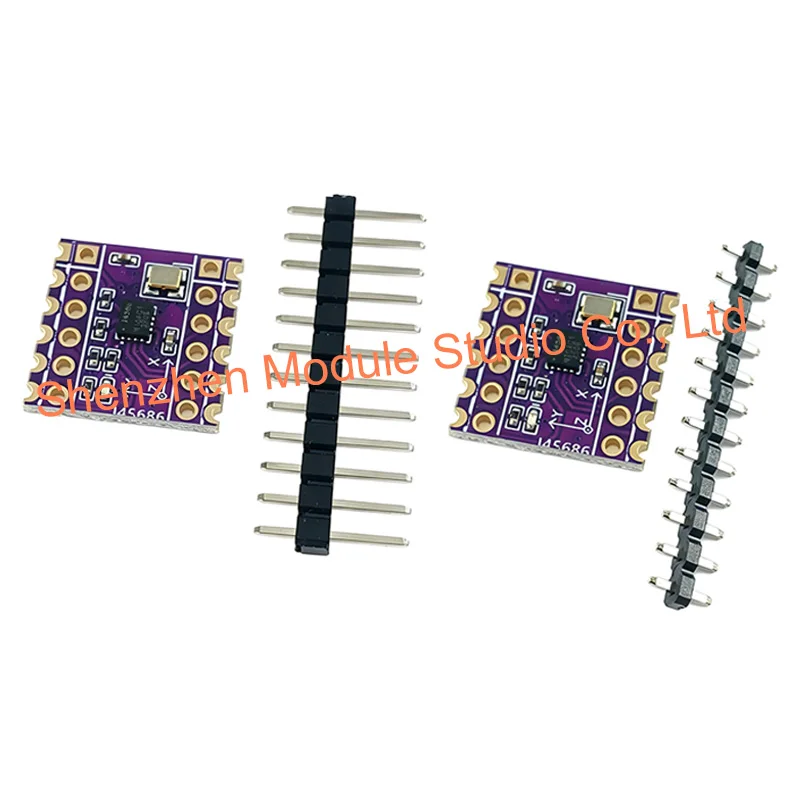 SlimeVR Compatible ICM45686 Six-Axis Gyroscope Accelerometer Module, External Crystal Oscillator, SPI IIC Communication