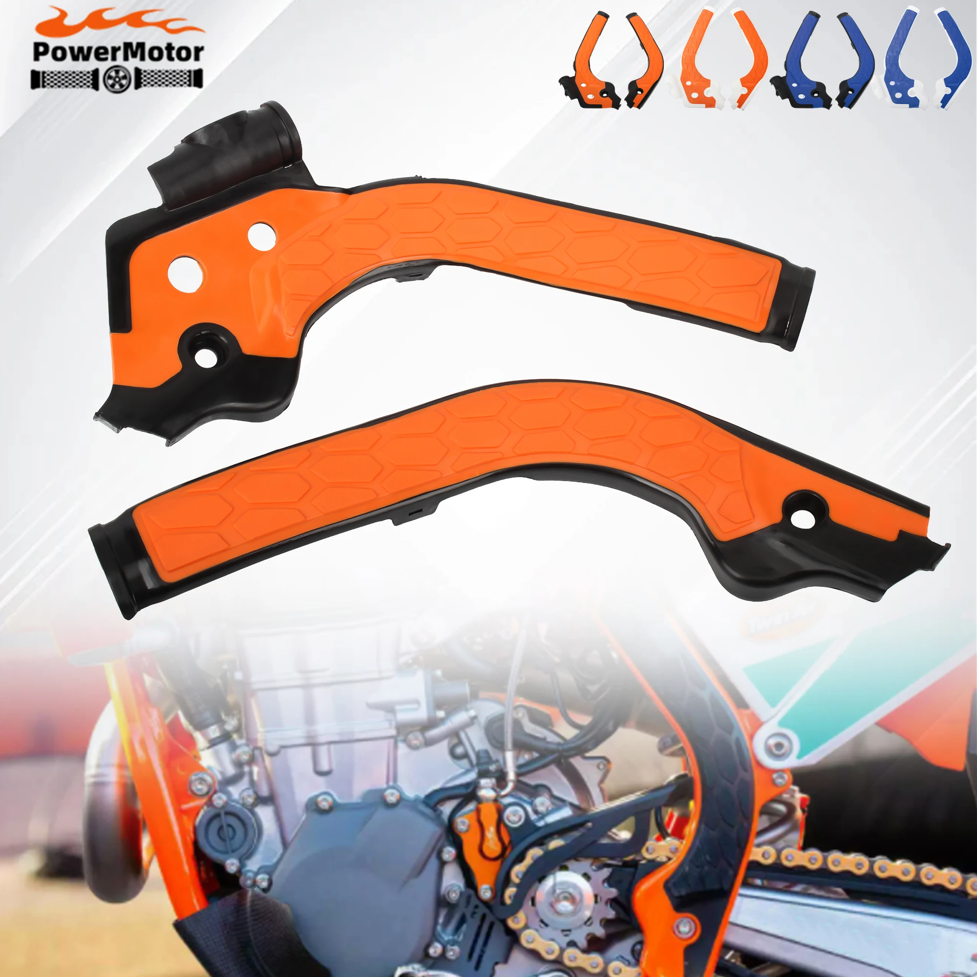 

Motorcycle X-Grip Frame Guard Protection Cover Modified Parts For KTM SX SXF EXC EXC-F 125 To 500 For Husqvarna FC FE TC TE TX