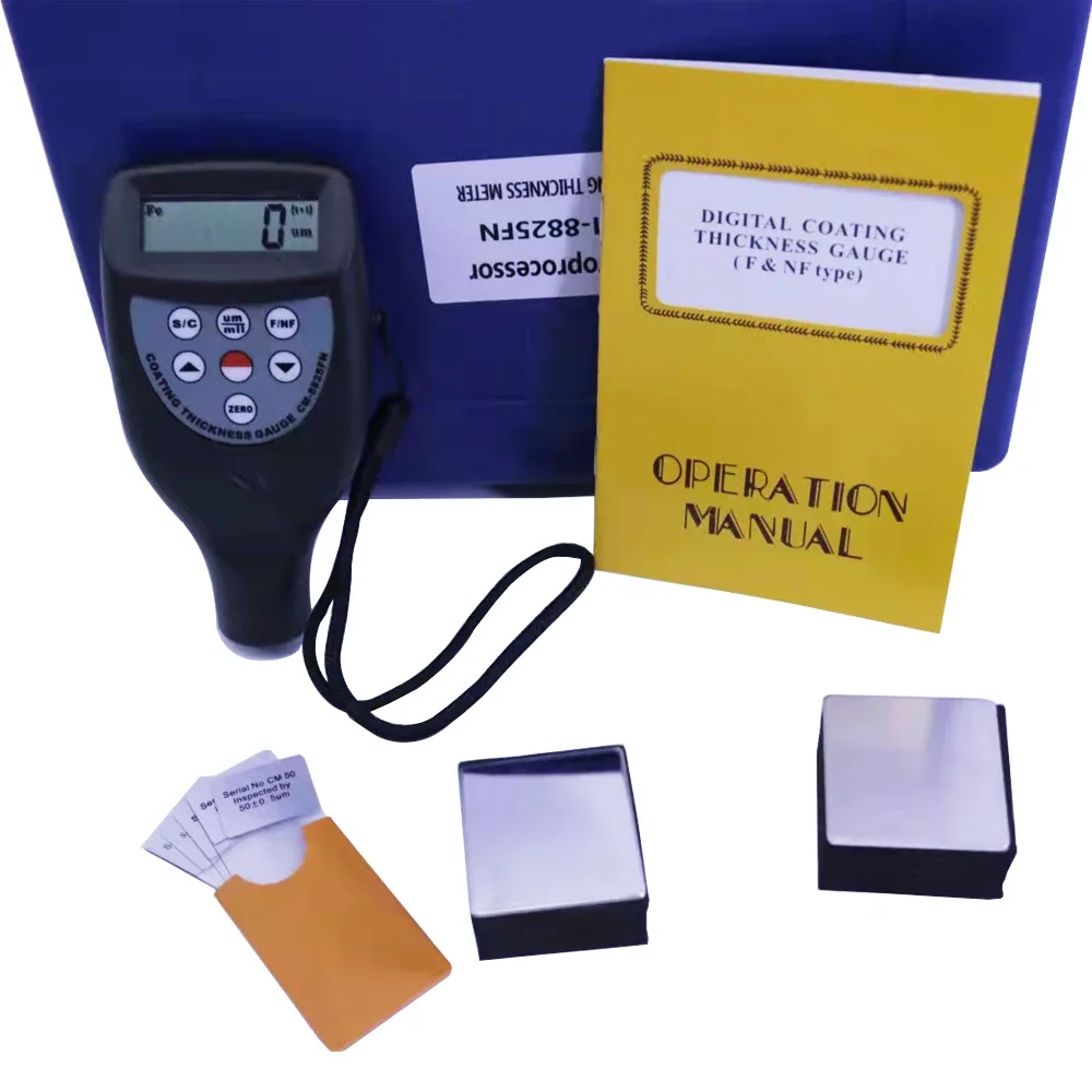 LANDTEK CM-8825N Digital Coating Thickness Gauge Meter Tester CM8825N 0-1250 um / 0-50 mil Meter image 6