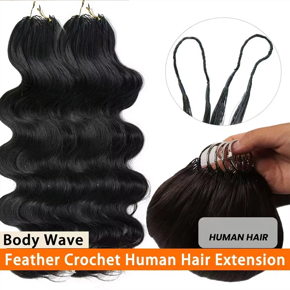 Body Wave Feather C…