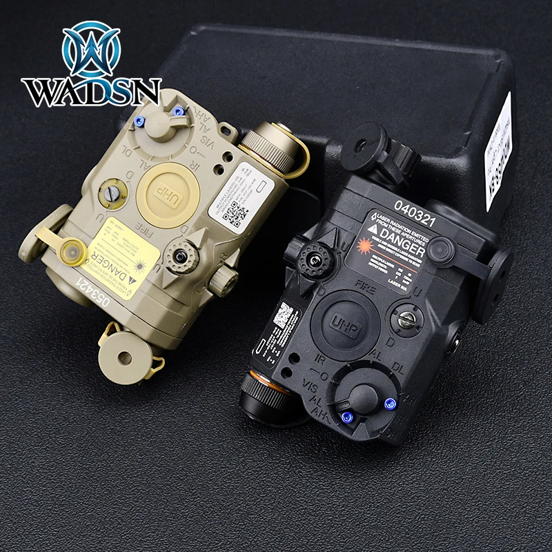 

WADSN PEQ-15 Red Dot Laser Sight Tactical weapon indicator DBAL Airsoft LED Flashlight IR Laser NGAL Picatinny Rail AR15 HK416