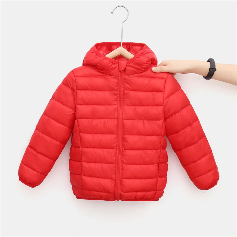 Lightweight Kids Down Puffer Jacket, 2025 Winter Fashion Warm Outerwear for 4 To 12 Years Boys & Girls, Multi - Bright Colors