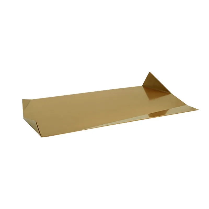 

Modern simple metal tray ornament living room entrance creative geometric soft decoration storage plate