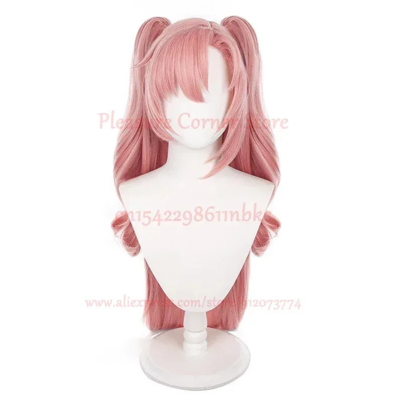 

Game Zenless Zone Zero Nicole Demara Cosplay Wig Long Pink Curls Heat Resistant Hair Halloween Party Nicole Demara Wigs