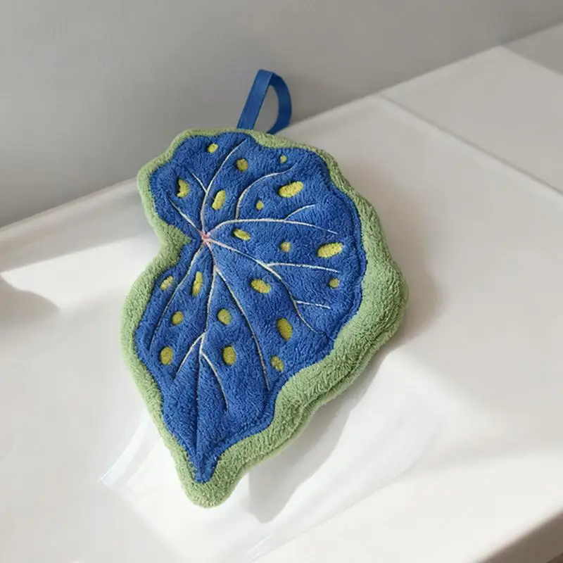 Leaf Hand Towel, Soft Absorbent Kitchen Towel