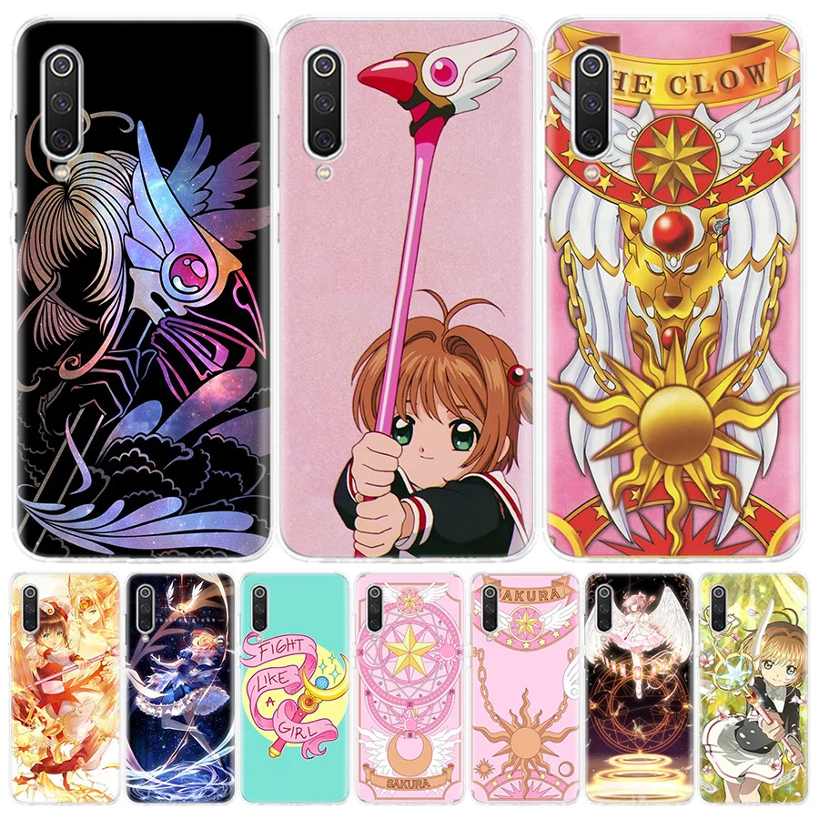 Card Captor Sakura Anime For Xiaomi Redmi Note 13 12 11S 11 10S 10 Pro Phone Case  11T 11E 9S 9 8T 8 7 Plus Fundas Cover Coque N