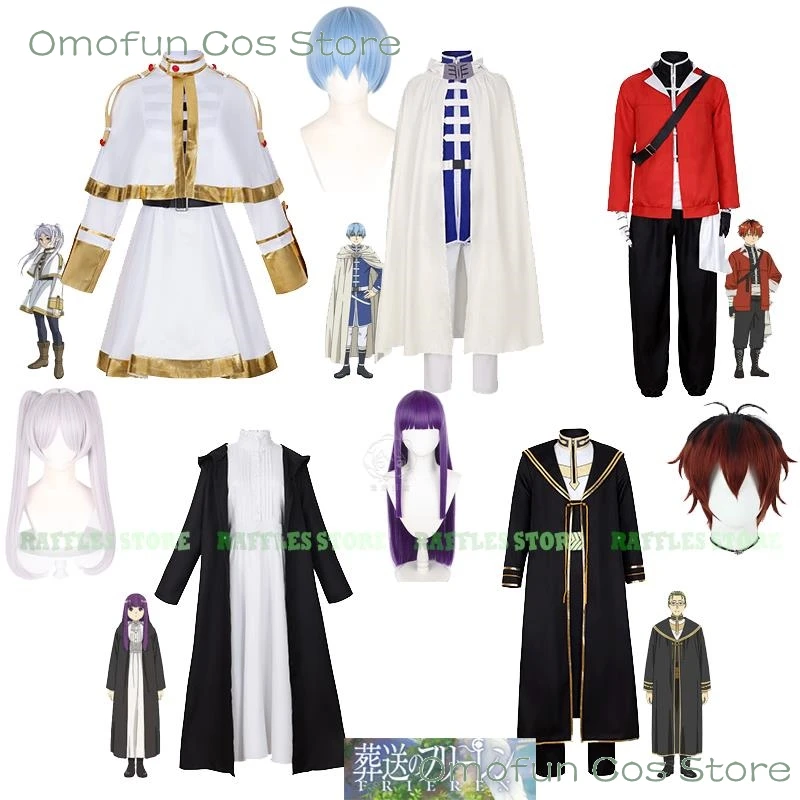 Frieren At The Funeral Cosplay Costume Wig Frieren Himmel Anime Cosplay Costume Halloween Anime Comic Roleplay Clothes Women Men