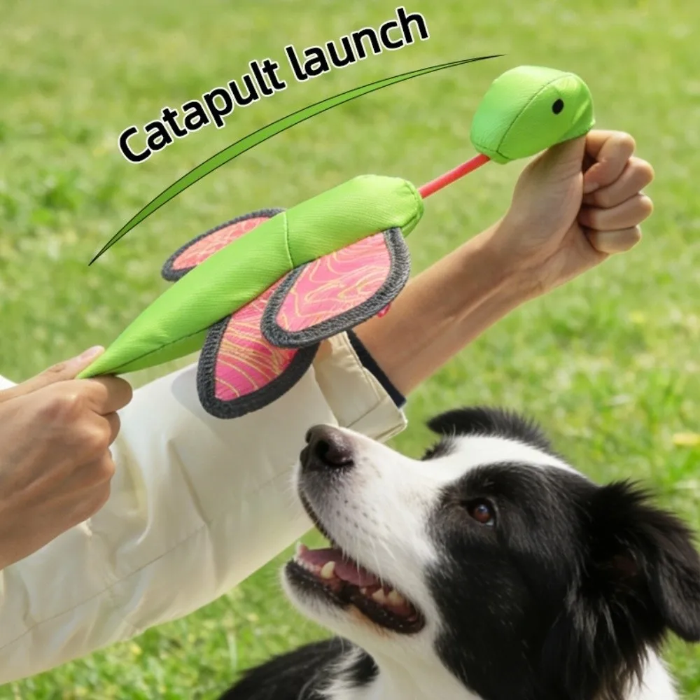 

Press To Sound Interactive Dog Throw Toy Chew Resistant Bite Resistant Dog Launch Toy Durable Crinkle Paper Sound