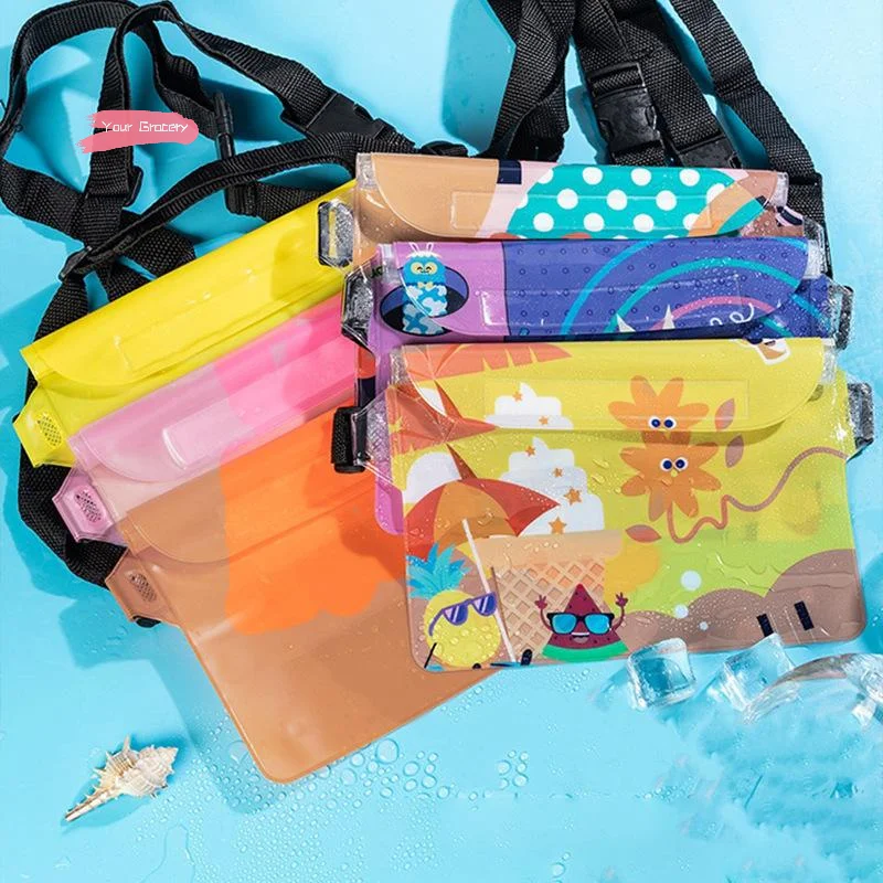 Y-Waterproof Swimming Bag Ski Drift Diving Shoulder Waist Pack Bag Underwater Mobile Phone Bags Case Cover For Beach Boat Sports - view 3