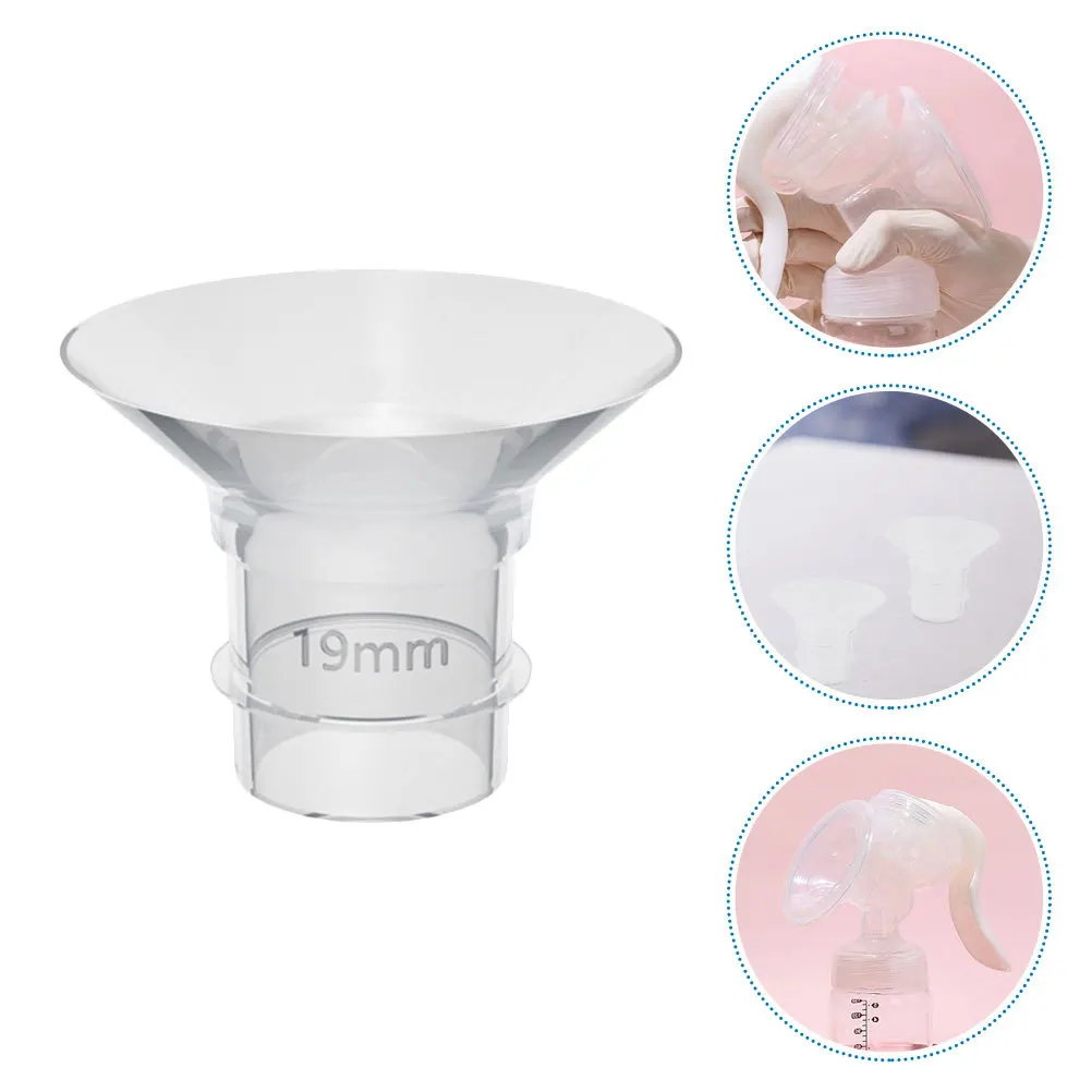 

4Pcs Silicone Breast Pump Flange Inserts Replacement Wearable Pump Accessories Durable Flange Inserts
