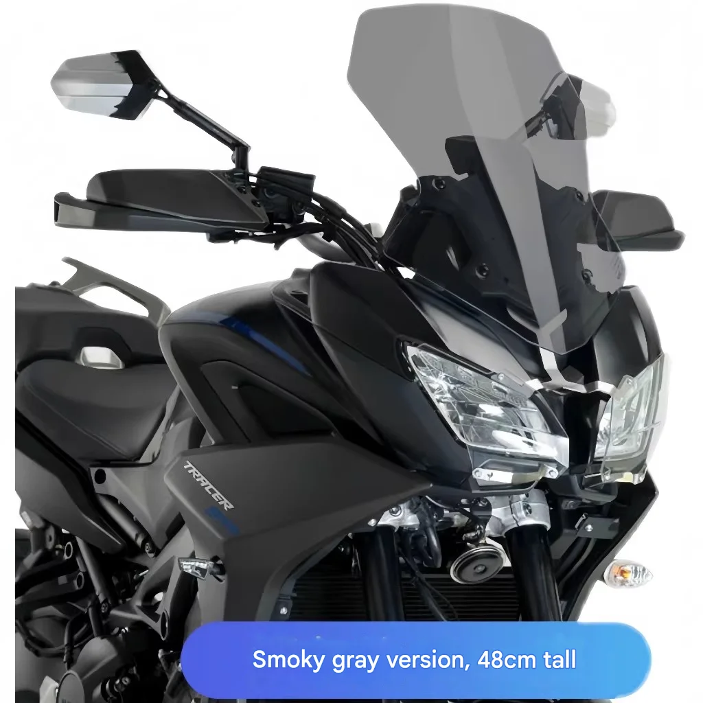 FOR YAMAHA Tracer900GT Touring Taller Windshield Modified Imported Distortion-Free PC Restyling Aerodynamic Lines for Enhanced