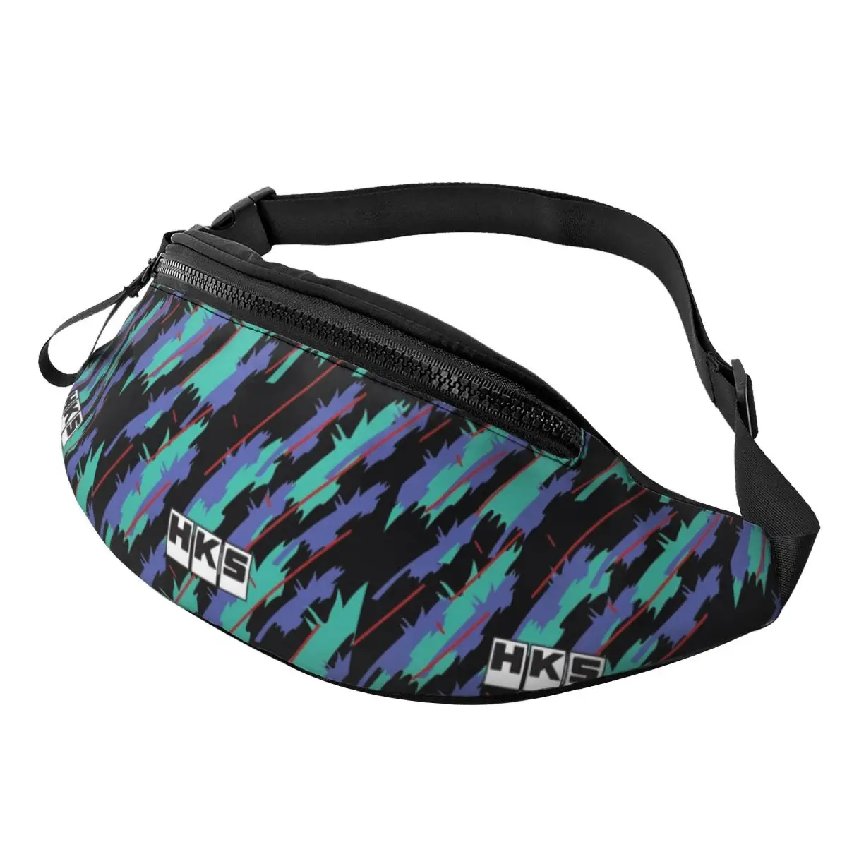 

HKS Waist Bag for Women Men Crossbody Fanny Pack Running Phone Money Pouch