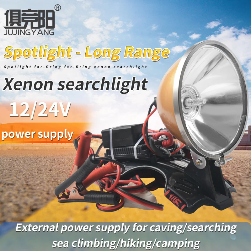 

Bright camping 12V 35W HID headlamp 55W fishing lamp head lamp 75W headlight 100W hunting searchlight head light xenon headlamps