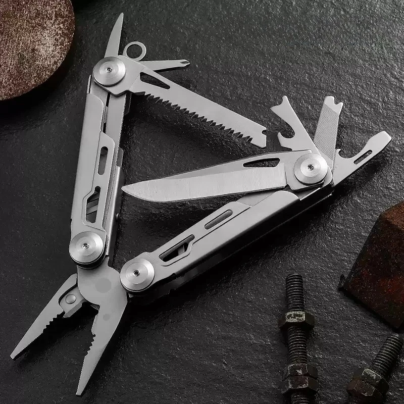 Outdoor Multi‑Tool Pliers,Camping Pocket Folding Multi‑Plier,Precision Stamped Stainless Steel Tool