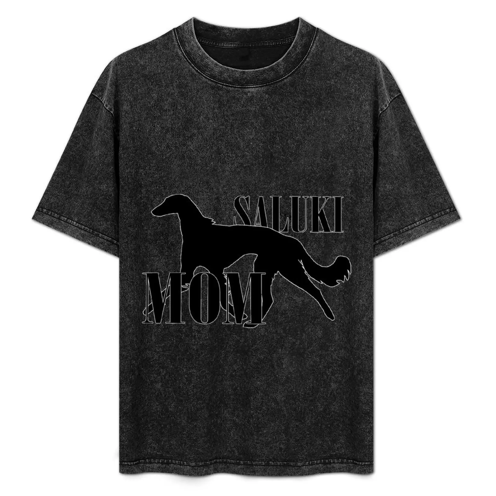 

Saluki Mom T-Shirt for a boy vintage shirts graphic tees blue archive mens clothes