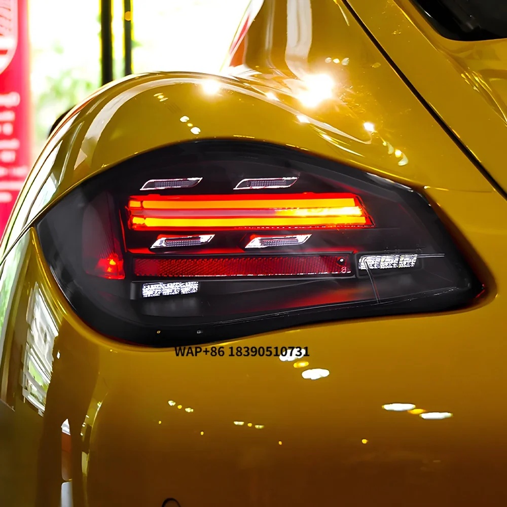 Car Taillights Assembly for Cayman 987.2 2009-2012 Upgrade New Style LED Highlight Flashing Auto Rear Lamps Accessories