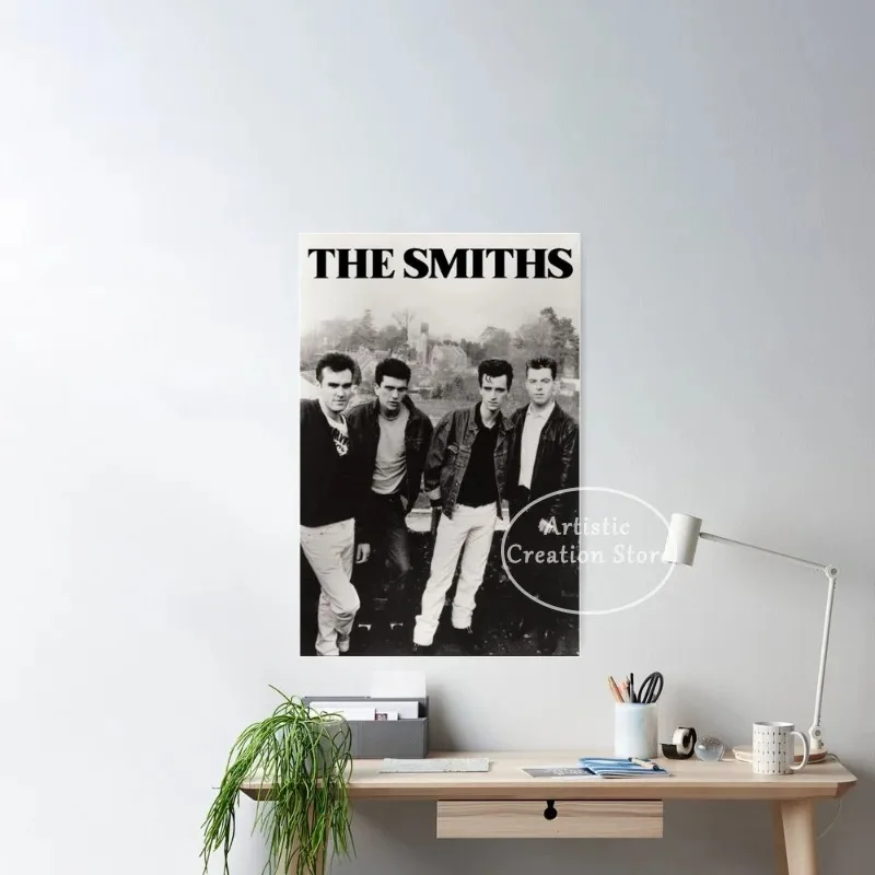 The Smiths Rock Band Poster Wall Art Print Canvas Painting Singer Music Album Wall Art Pictures for Bedroom Home Decor Fans Gift