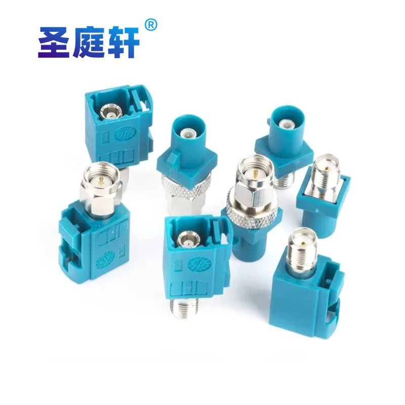 1pc Fakra Z Female Male to SMA Plug Jack Adapter Convertor Automotive Connector Z-type Universal NEW