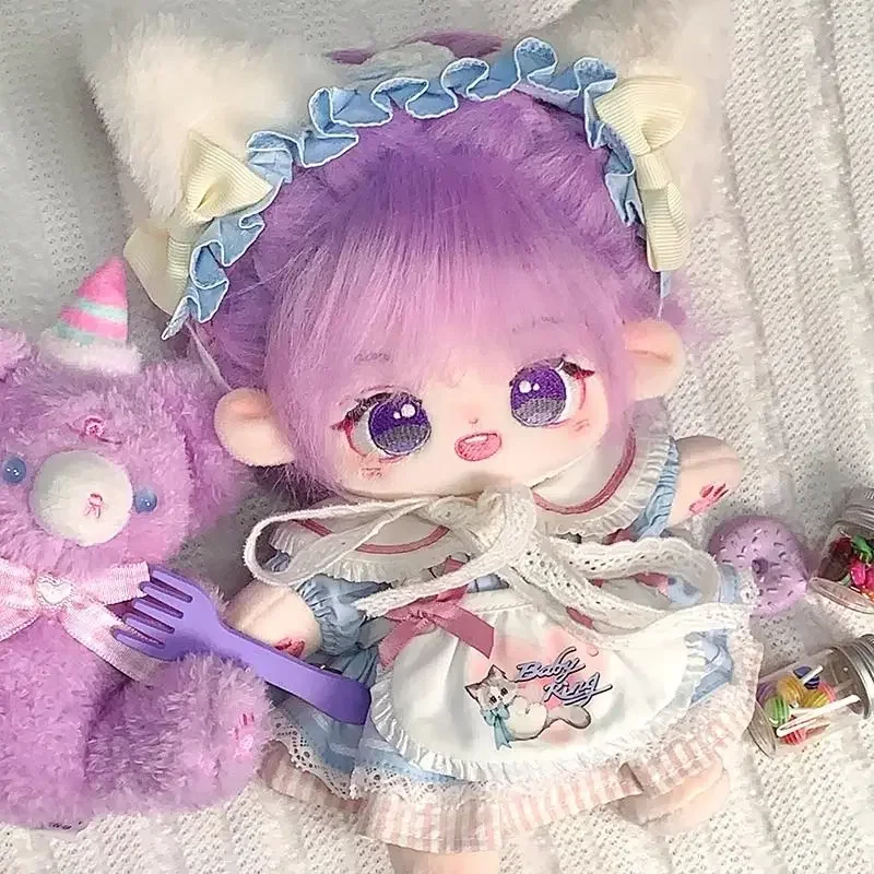 20cm cotton doll clothes with no attributes, cute and sweet little skirt style