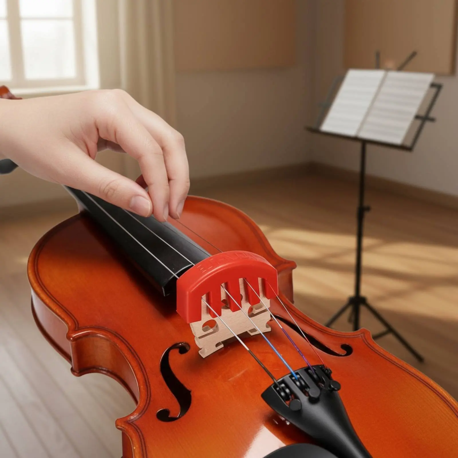 

5 Prong Violin Volume Reducer Reduces Volume Violin Practice Mute Sound Dampener Portable Musical Instrument Accessory