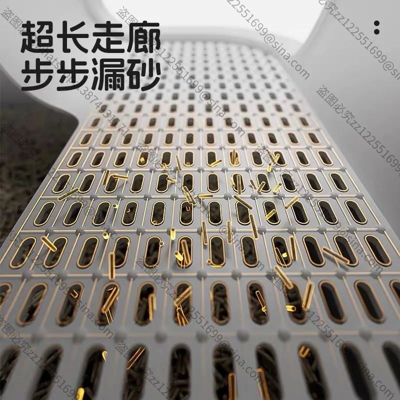 Suitable for Corridor Cat Litter Box Fully Enclosed Oversized Splash-proof Deodorizing Cat Litter Box Oversized Corridor