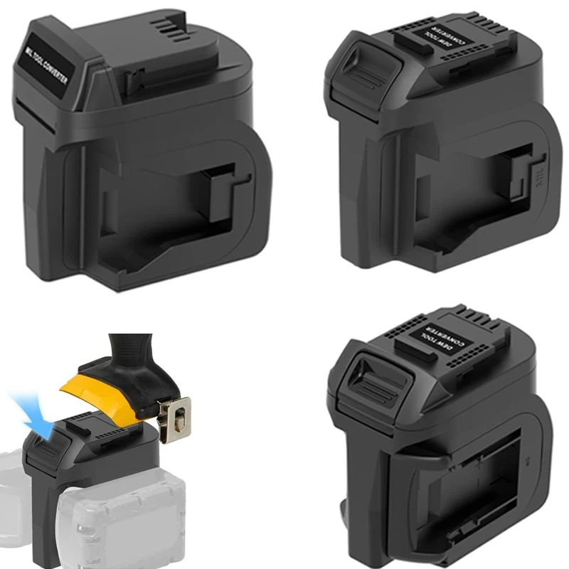Adapter Converter for Dewalt 20V Battery to for Dewalt 20V Tool,for Milwaukee 18V Battery to for Milwaukee/Dewalt 18V Power Tool