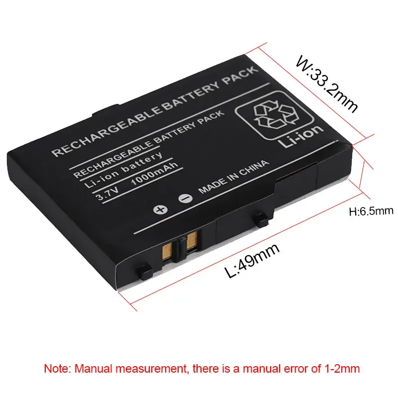 New Genuine USG003 Replacement Game Battery For Nintendo DS Lite NDS Lite USG-003 Batteries