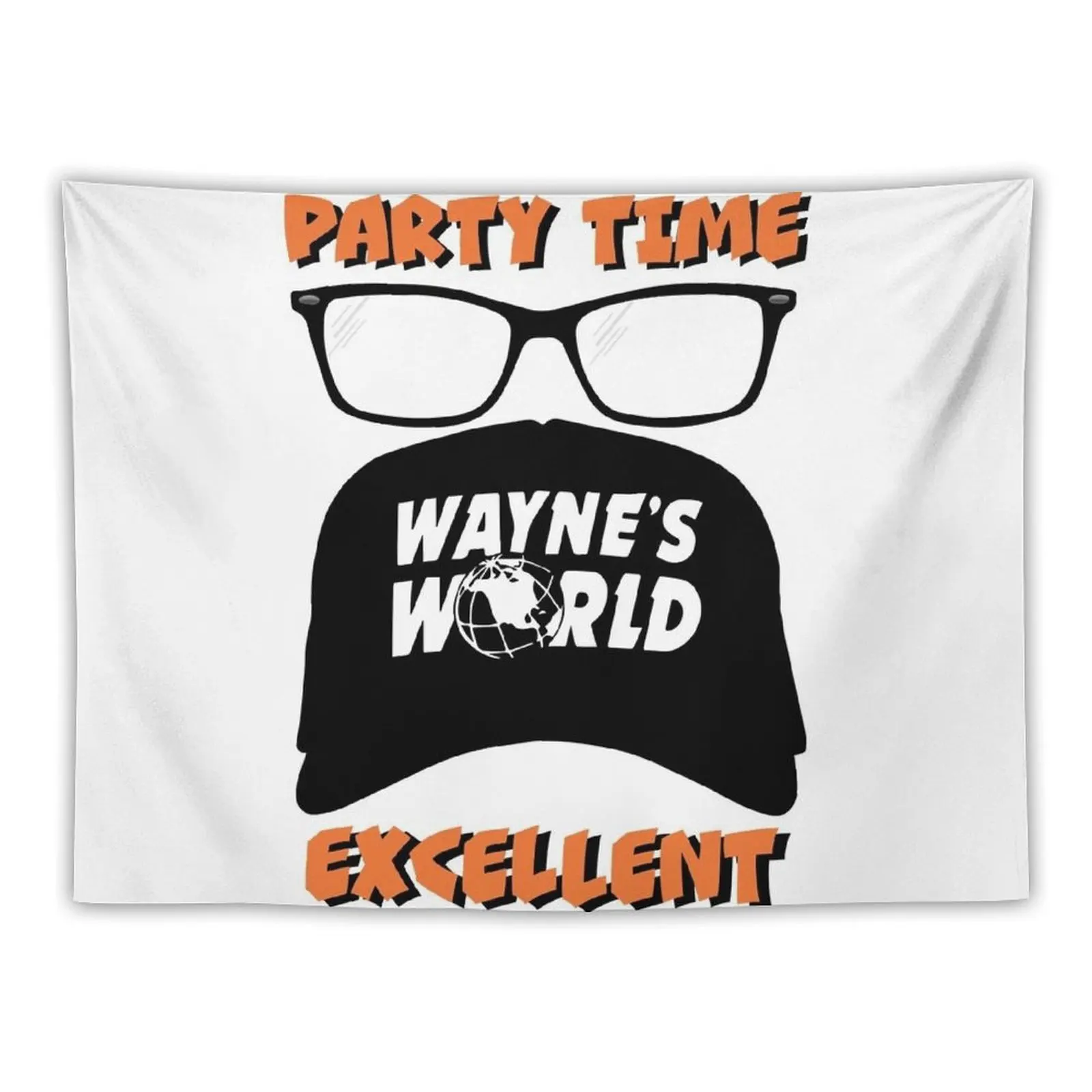 

The Wayne's World Mystery Revealed Tapestry Wall Tapestries Home Decor Aesthetic Tapestry