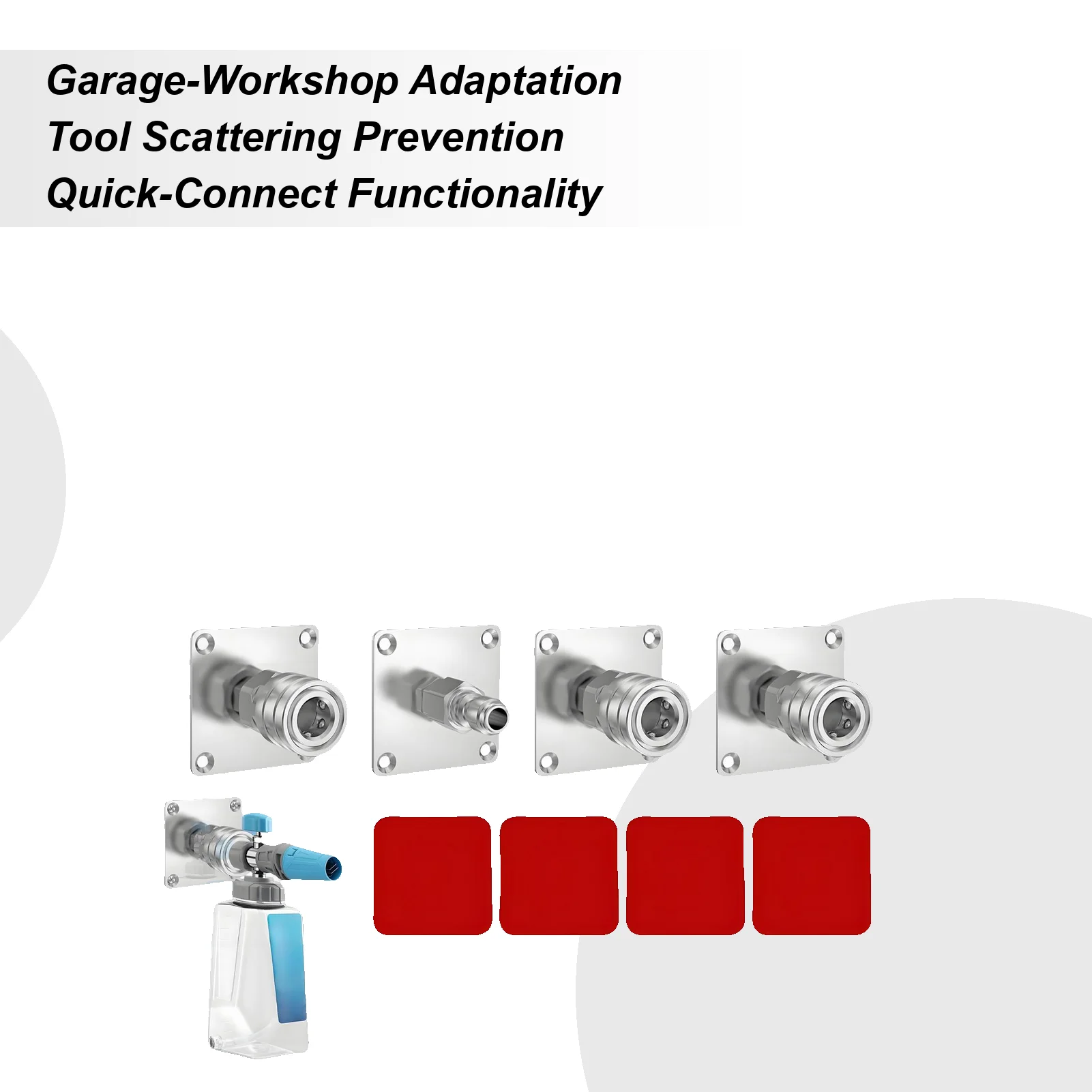 

Держатель палочки для мойки высокого давления, подставка для пенопласта высокого давления, быстроразъемный кронштейн для мойки высокого давления для дома, сада, на открытом воздухе