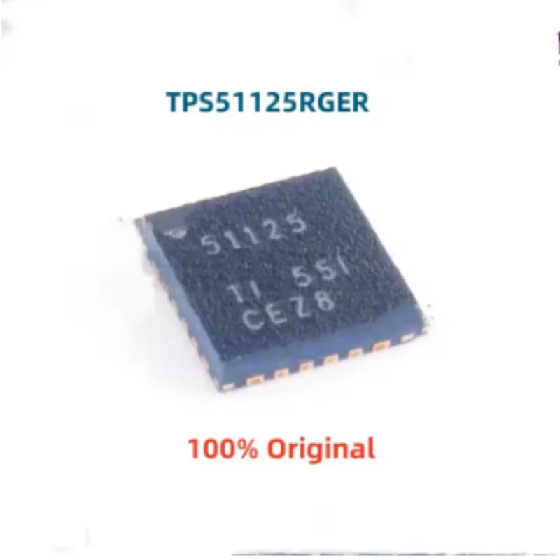 10PCS TPS51125RGER VQFN24  Dual Synchronous Buck Power IC For Laptop Mainboard Power Supply PCB Repair Replace TPS51123RGER