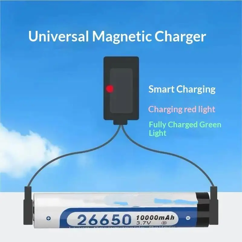 1Pc Magnetic Lithium Battery Charger Universal USB Battery Charging Cable 3.7V 4.2V USB Magnetic Charger