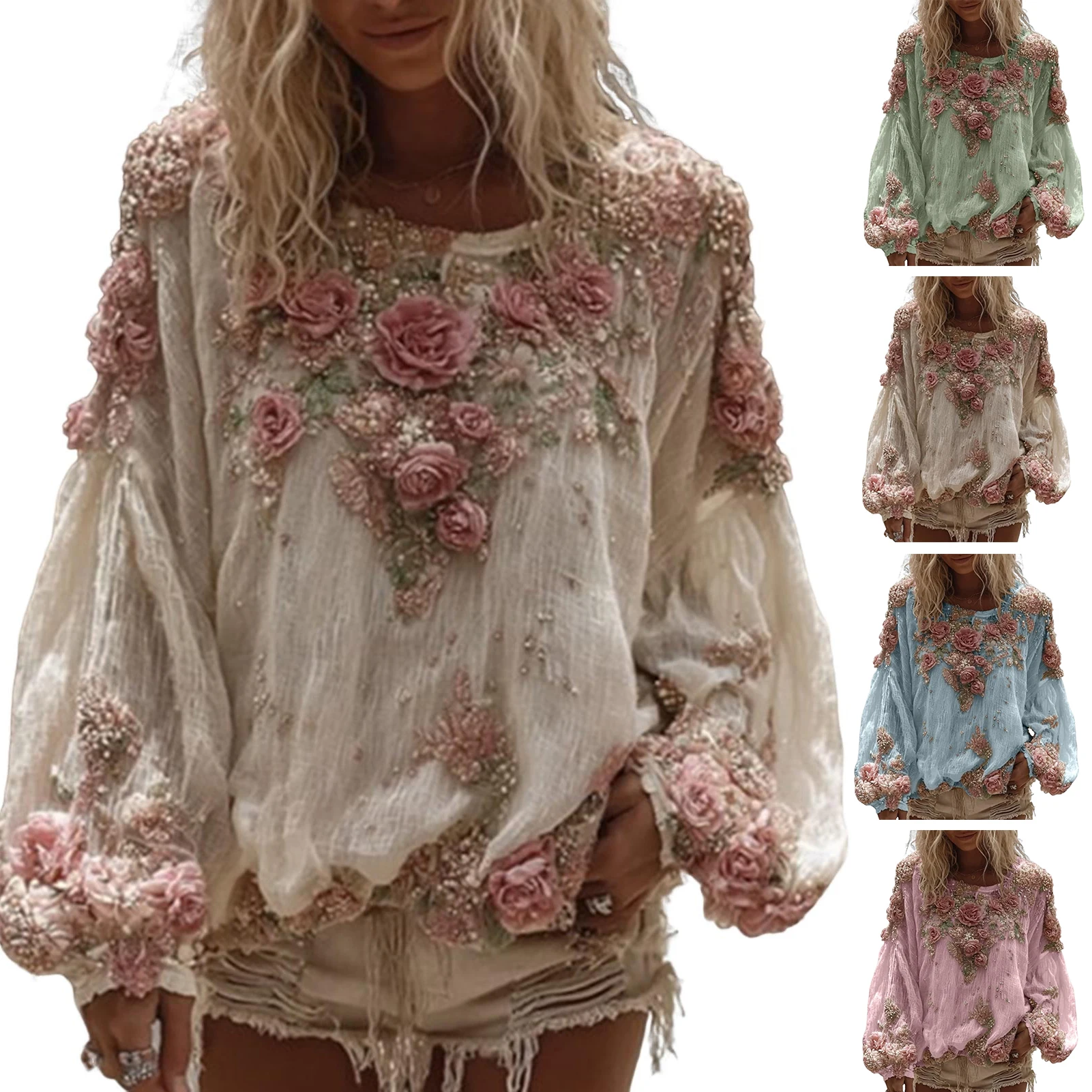 

Ruffle Womens Blouses Casual Blouses Woman Spring Fairy Shirts and Blouses for Lady Long Sleeve Tops Woman 2025