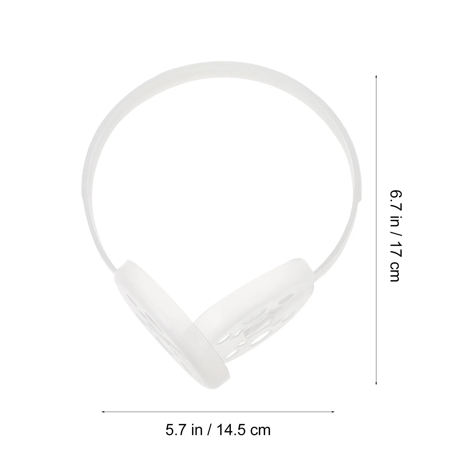 4 قطعة المضادة للتجمد الأذن إفشل Diy حامل البلاستيك غطاء للأذنين صنع الإطار ل الدافئة Diy بها بنفسك غطاء للأذنين في الهواء الطلق استخدام غطاء للأذنين لوازم