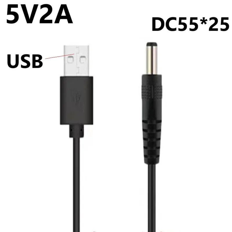 5V 2A DC Cable USB To DC 3.5*1.35mm 4.0*1.7mm 5.5*2.1mm 5.5*2.5mm Cable Plug Jack DC 5V Power charging Cord Cable Connector view 3