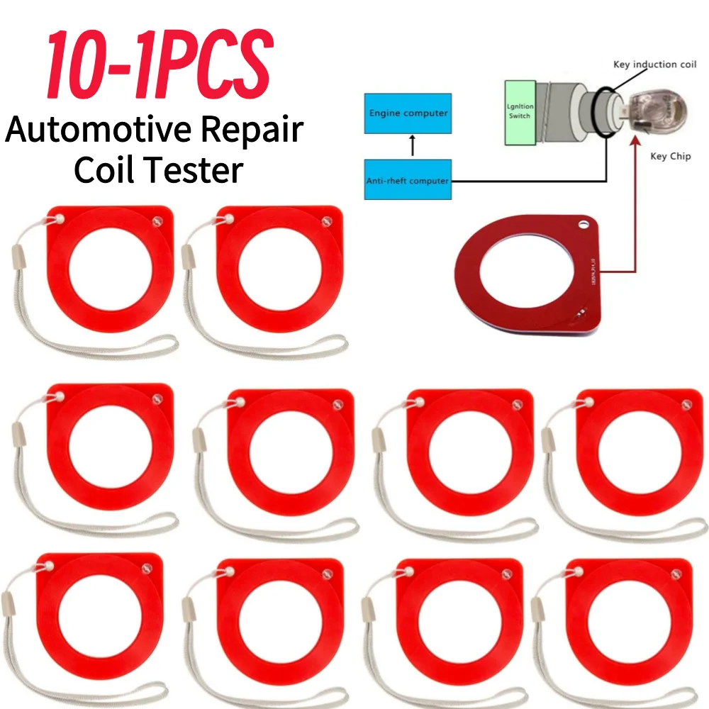 

Универсальный тестер катушек для ремонта автомобиля, портативная система иммобилизатора, чип быстрой проверки, автоматический ремонтный инструмент для диагностики автомобиля