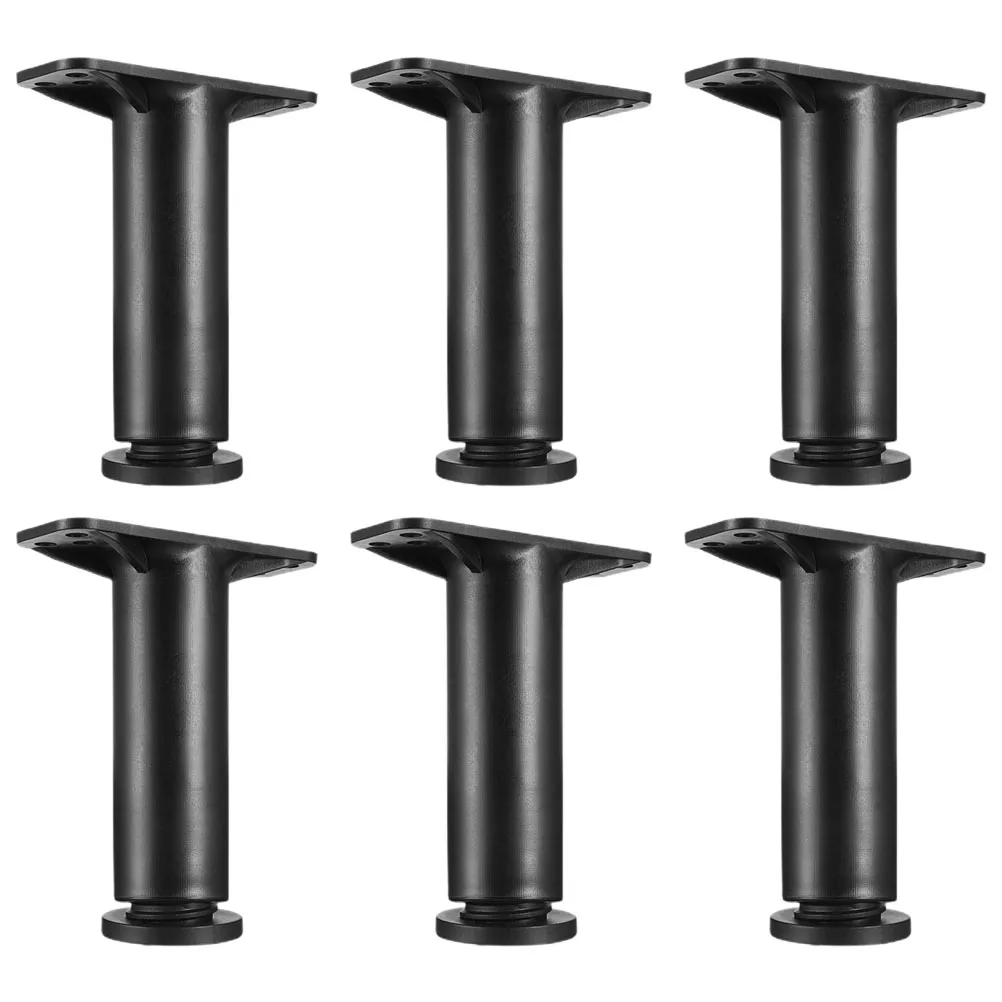 

6 Pcs Bed Support Legs Replacement Furniture Feet for Table Bed Dresser Cabinet Adjustable Non Slip
