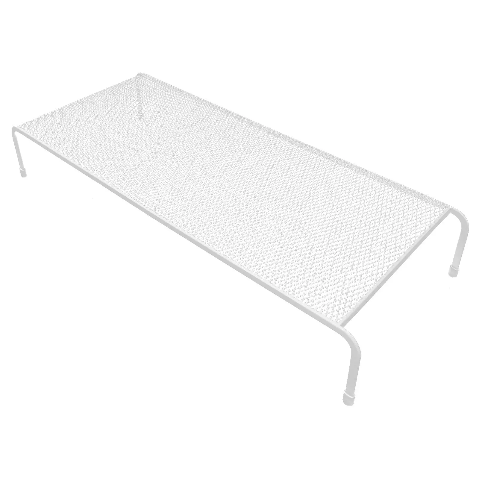 

Monitor Stand Metal Laptop for Desk Computer Riser Single Layer Desktop Wrought Iron Mesh