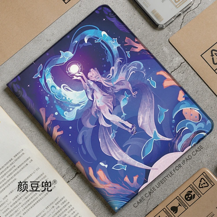 

Sangonomiya Kokom Genshin Impact For iPad 10.2 9th 10th 11th Mini 6 7 Case Luxury Silicone Pro 12.9 11 For iPad Air 4 5 6 Cases