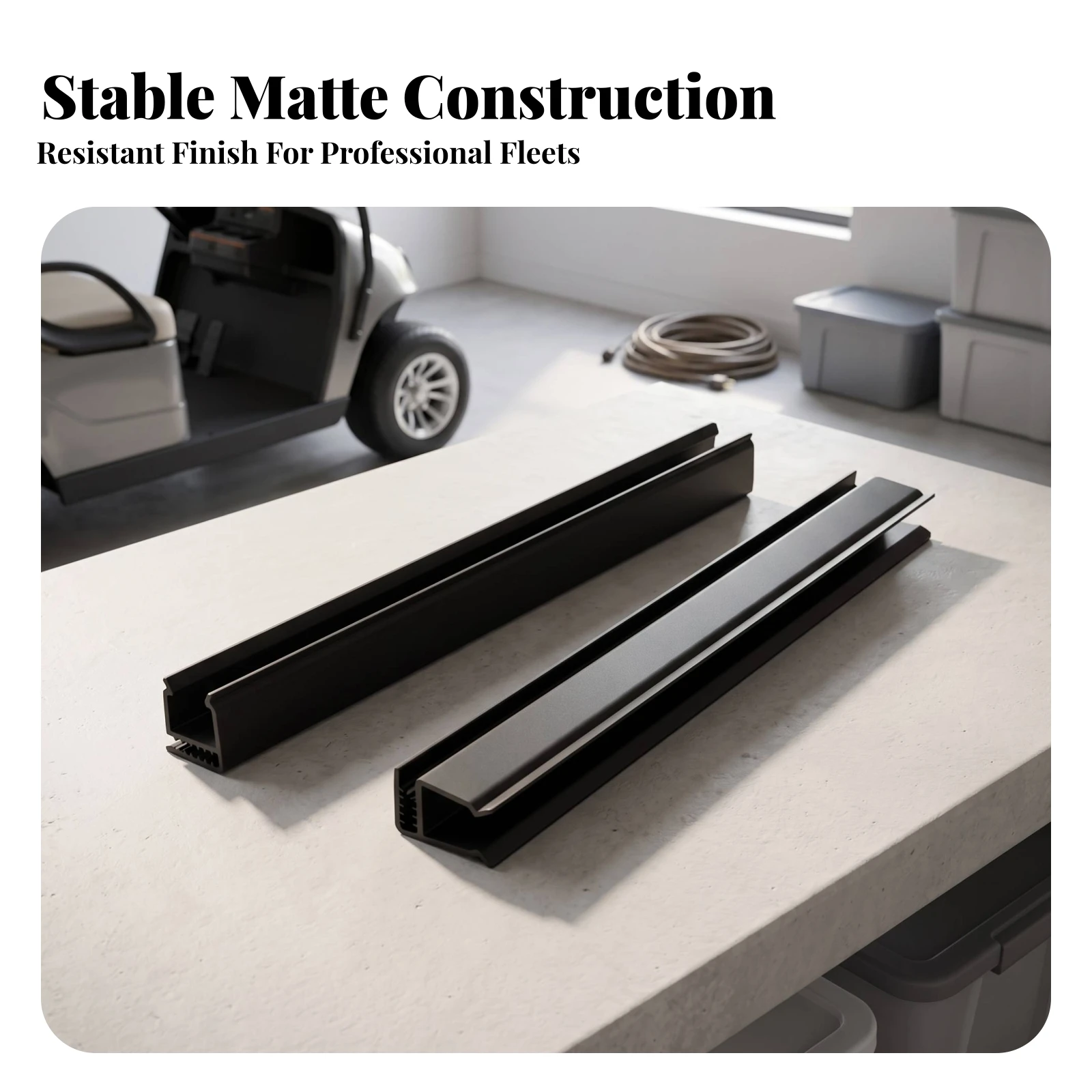 Windshield Clip Strip Durable Windshield Channel Profile Hardware Rigid Matte for Golf Cart Owners